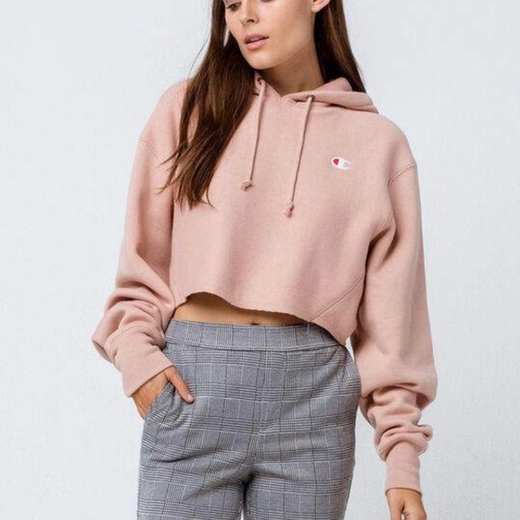 Champion Sweaters - CHAMPION CROPPED HOODIE